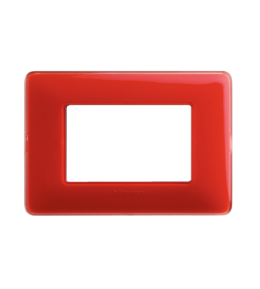 PLACCA 3P COLORS CORALLO MATIX AM4803CRD - BTICINO.
